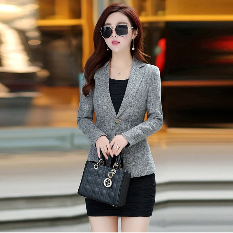 Распродажа новые весенне осенние размера плюс 3XL женские деловые костюмы на