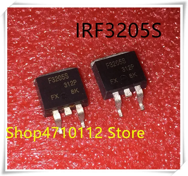 

NEW 10PCS/LOT IRF3205S IRF3205 F3205S F3205 SMD TO-263 110A 55V MOS IC