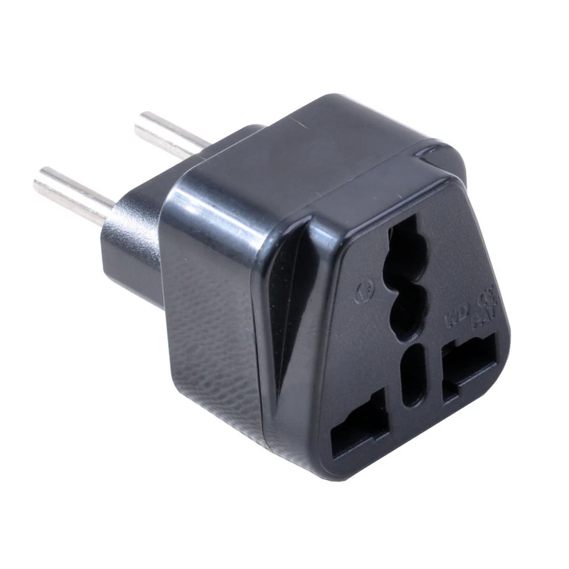 2 контактный Универсальный адаптер питания для Великобритании/США/ЕС/Австралии в