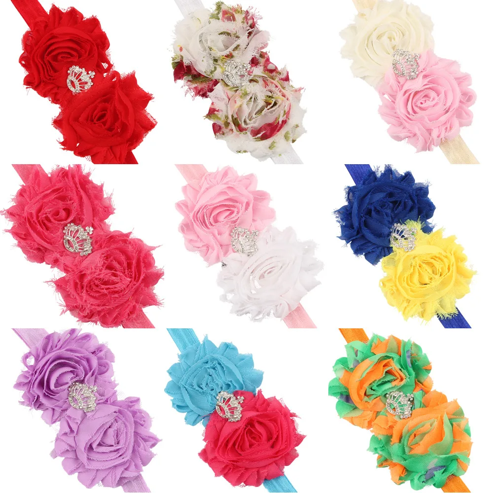 1 Piece MAYA STEPAN Children Girls Fashion Crown Diamond Flower Hair Head Band Baby Newborn Rope Headband Headwear Headwrap | Детская