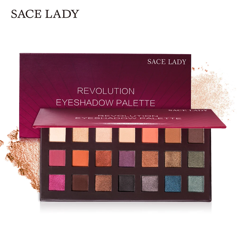SACE LADY 21 Цвета матовые тени для век тени для макияжа Профессиональные тени для глаз, ПАЛИТРА Shimmer Make Up водонепроницаемые тени для век