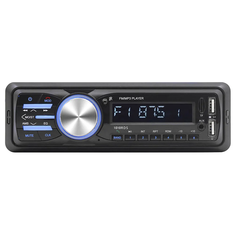 1Din автомобильный аудио 1010RDS MP3 плеер Автомобильное bluetooth стерео rds система/FM/AUX/ISO