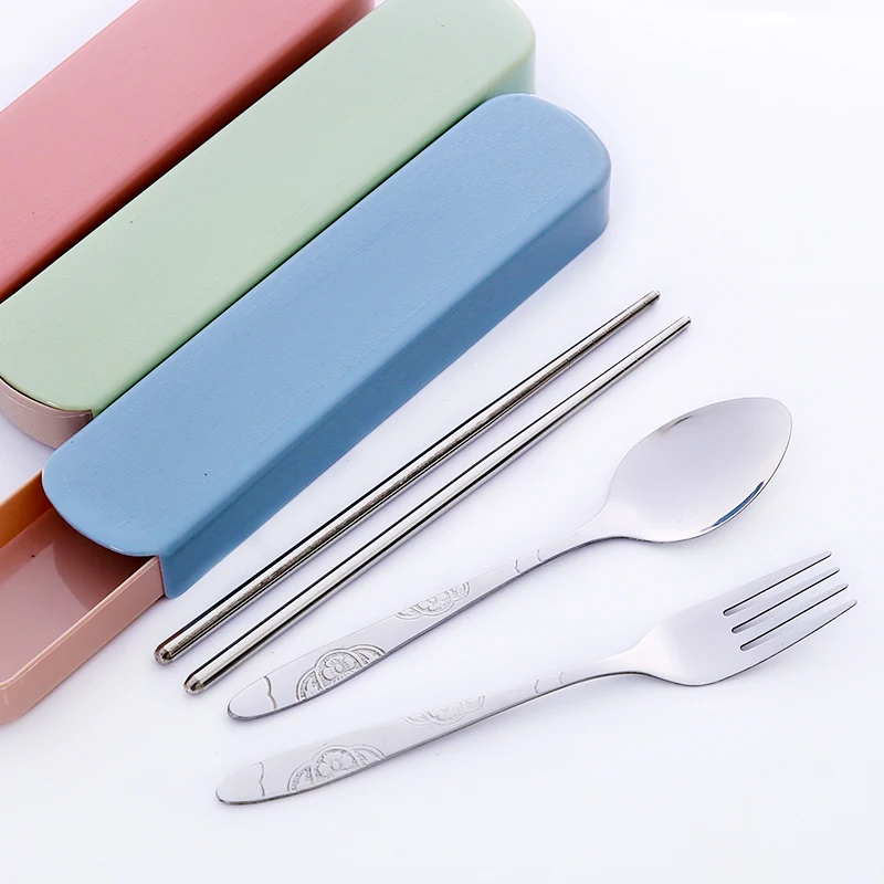 1 Набор портативная дорожная вилка ложка посуда наборы посуды кемпинг пикник