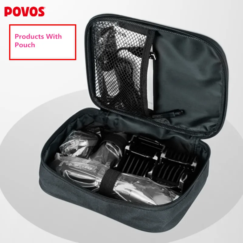 POVOS Электрический Профессиональный Машинка для стрижки бороды Триммер лезвие