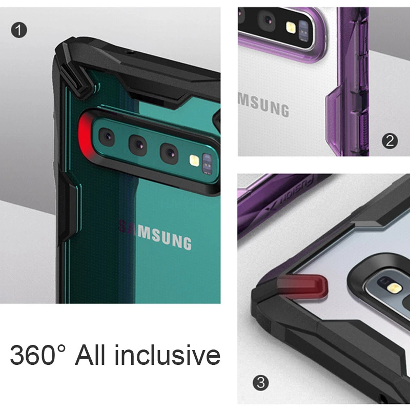 Роскошные Гибридный армированный противоударный бампер на для samsung Galaxy S10 S9 плюс