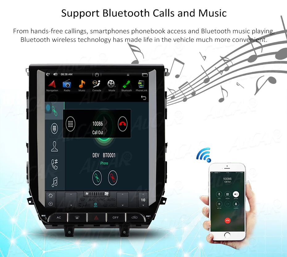 Android 7,1 12," Tesla стиль для Toyota Land Cruiser 200 dvd-плеер Bluetooth радио wifi 4G Вертикальная стерео ips