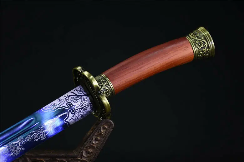 Острый меч мачете Nice Qing Dao синий Высокий клинок из марганцевой стали оболочка