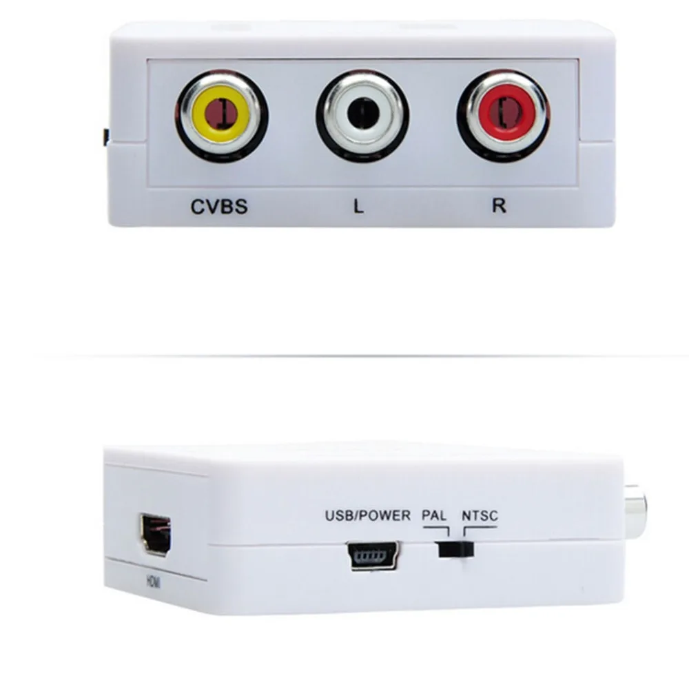 1080P HDMI в AV 3 RCA Композитный CVBS S VIDEO адаптер конвертер PS3 SKY HDTV DVD|converter adapter|av adapterav to rca |