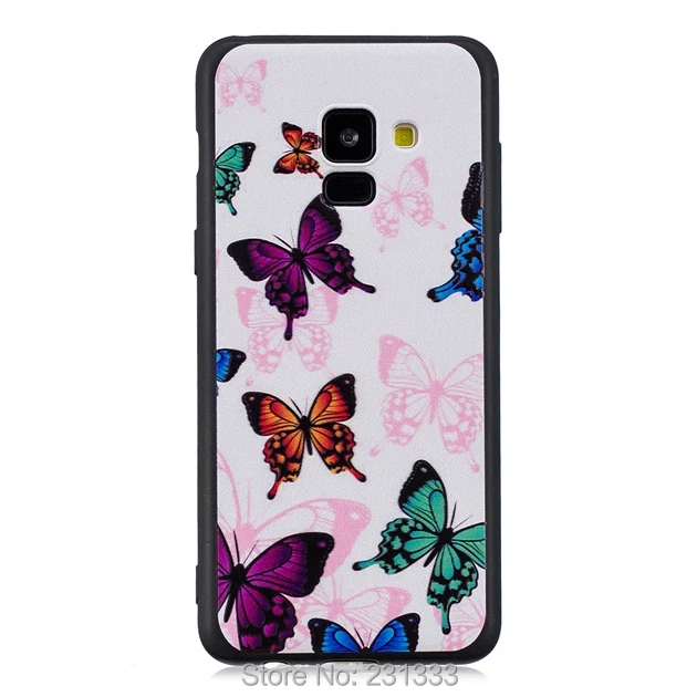 Мягкий чехол из ТПУ C-ku с 3D рисунком для Samsung Galaxy A8 2018 A310 A510 J3 J5 2017 J310 J510 S6 EDGE S7 S8 S9 PLUS