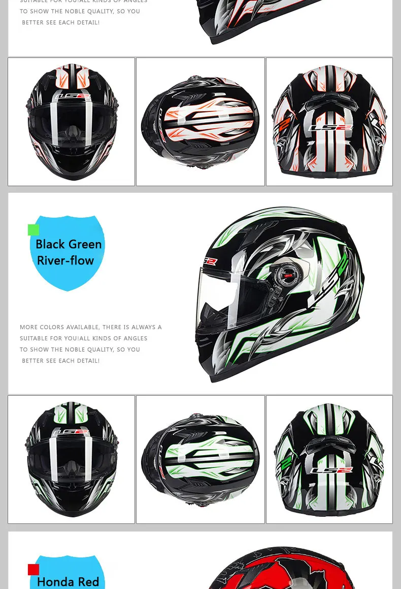 LS2 FF358 moto rcycle шлем полное лицо LS2 alex barros шлем гоночный мото шлемы шлем Casco moto ECE Сертификация