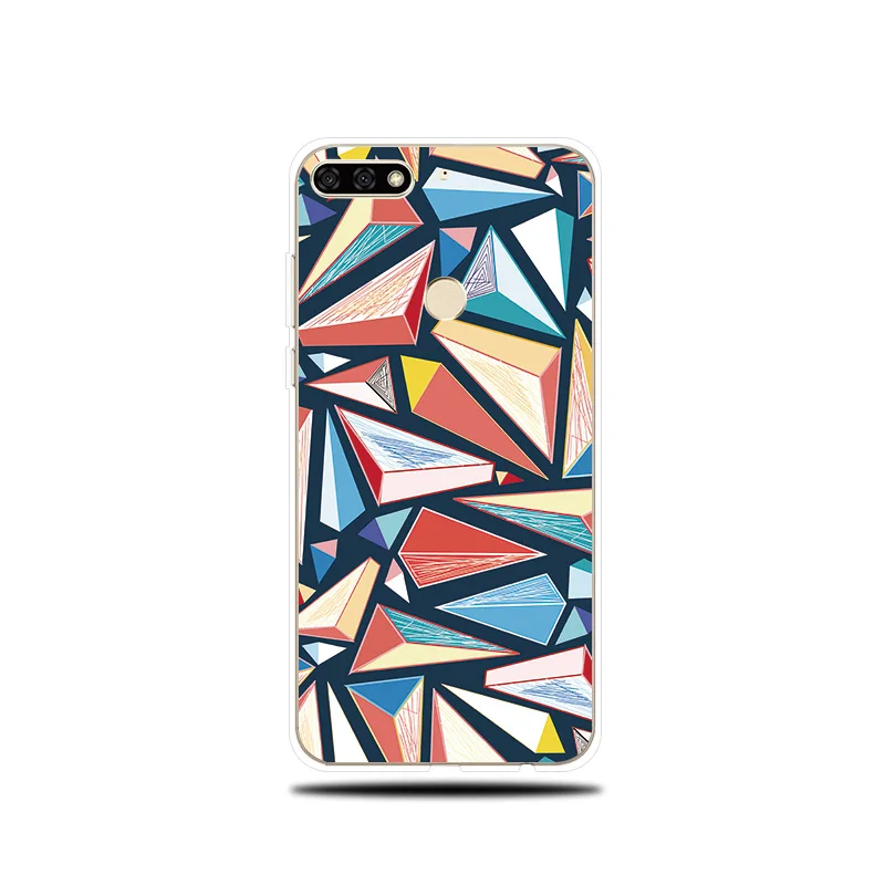 Silicone Phone Case For Huawei Honor 5A 6X 7X 7A 7C 7S 8 9 Lite 10 Cover Couqe Fashion Personality Printed Funda Bags |