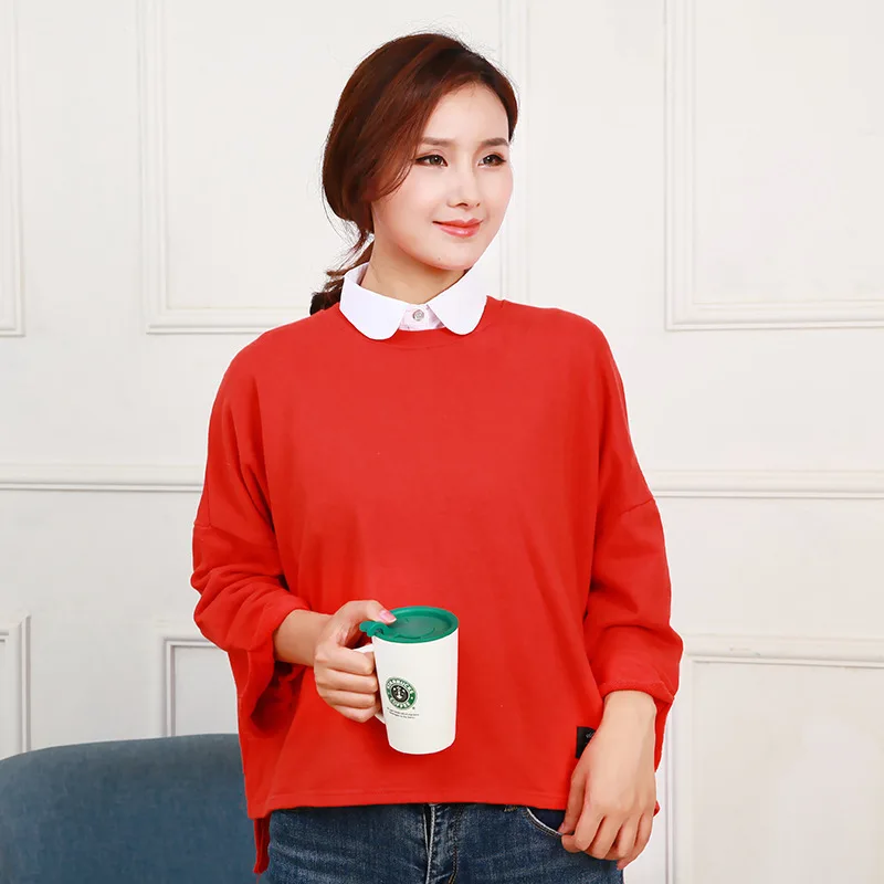 Рубашка женская хлопковая черная и белая с отсоединяемым воротником|Мужские