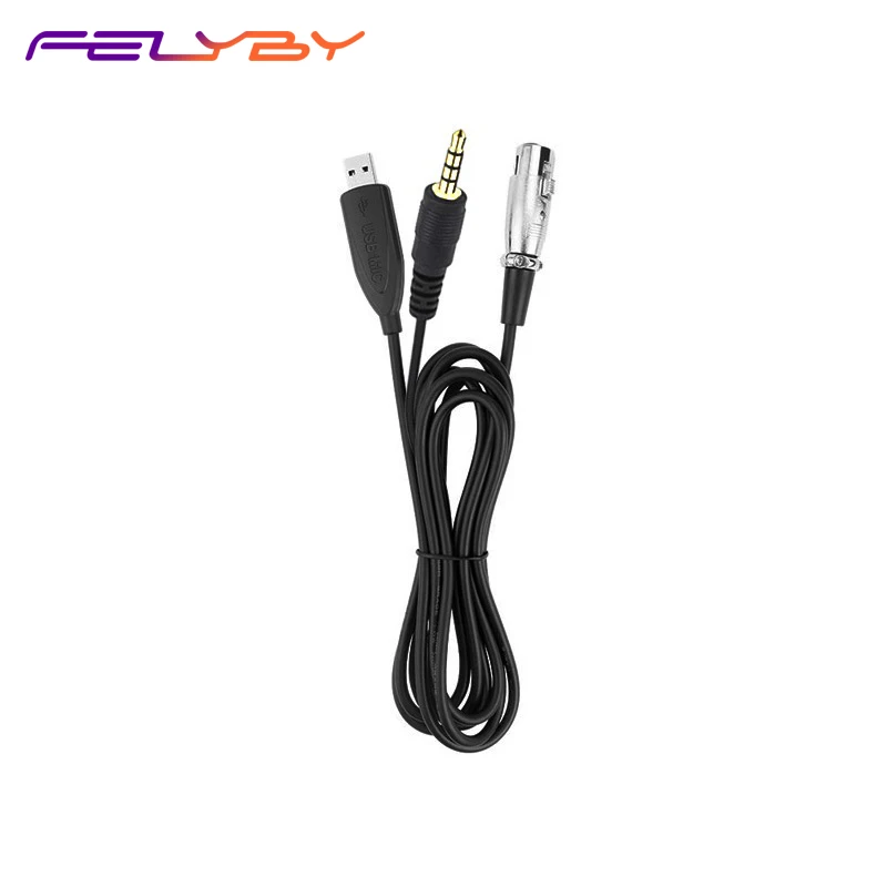 Кабель для микрофона FELYBYbm900 3 5 мм + usb интерфейс|Аксессуары микрофонов| |