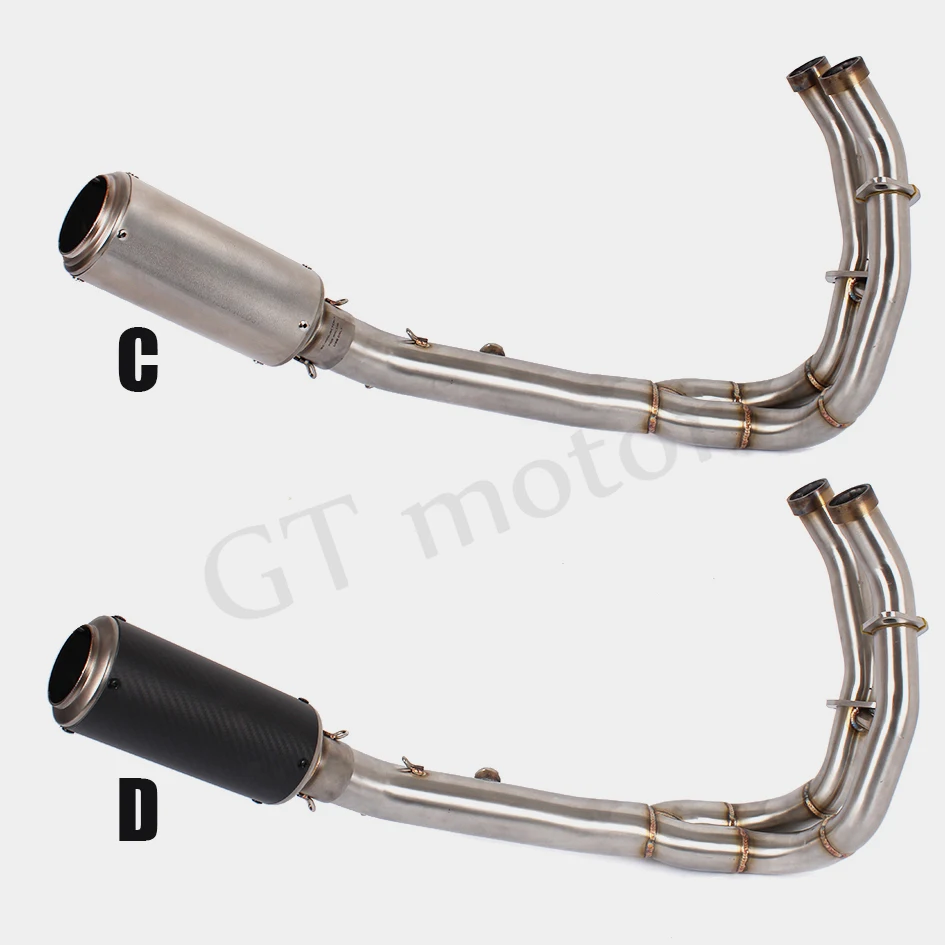 Полностью выхлопная система GT для мотоциклов глушитель из нержавеющей стали