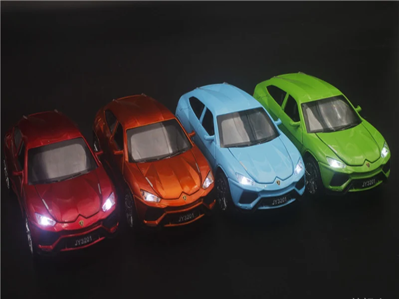 1/32 соотношение внедорожный автомобиль URUS Металл литье моделирование модель звук и свет игрушка с инерционным механизмом автомобиль детские игрушки подарок