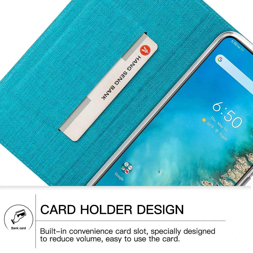 Защитный чехол для телефона для Asus Zenfone 6 ZS630KL, мягкий флип-чехол для телефона, элегантный кожаный многофункциональный чехол с подставкой
