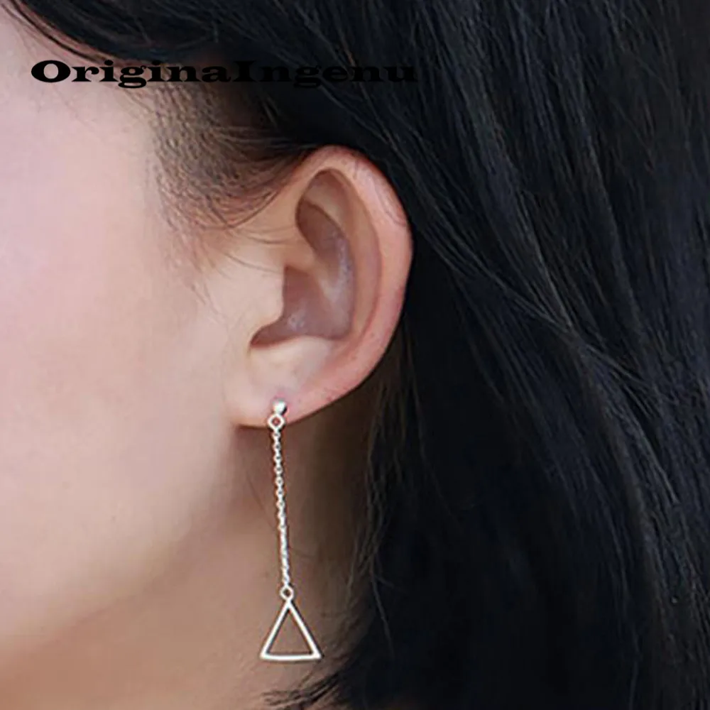 Best продавать 2018 продукты Геометрическая Асимметричный Серьги серебро 925