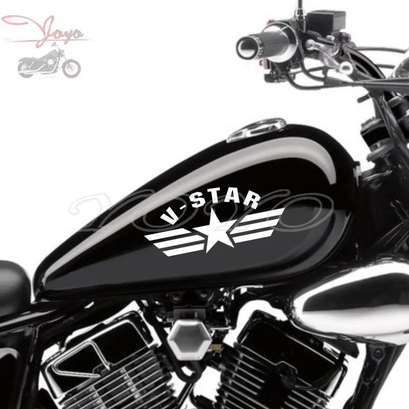 

Наклейки "Звездные Крылья", 0,1 мм, ПВХ, наклейка для Yamaha Vstar V-Star XV250, XVS650, XVS1300, XVS1100, Route 66