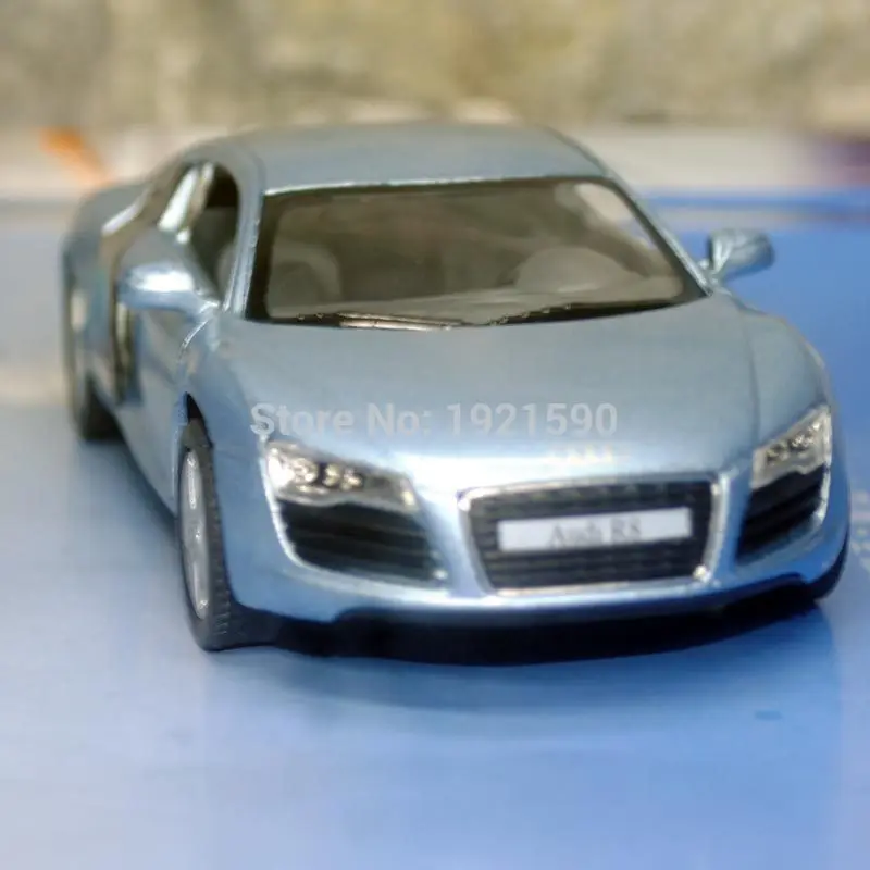 KT 1/36 масштабная модель автомобиля игрушки Германия Audi R8 литья под давлением металлическая модель автомобиля игрушка для подарка/коллекции/детей