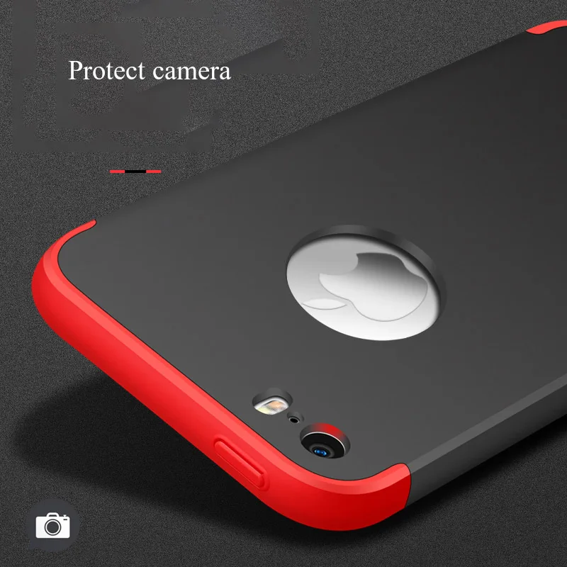 Toraise Case for iPhone 5s se Luxury 360 Full Protective Hard Frosted PC Back Cover 5 capa | Мобильные телефоны и