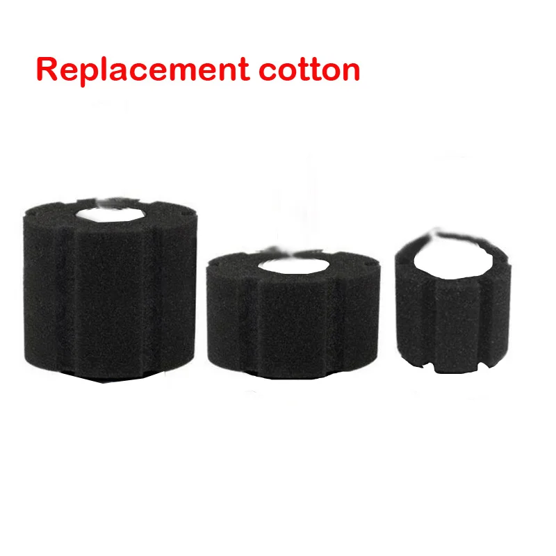 Replacement cotton 1 шт. фильтр для аквариума воздушный скиммер с насосом Биохимический Губчатый Фильтр для фильтрации аквариума водные питомцы продукты для рыб 10 - Цвет: Replacement cotton