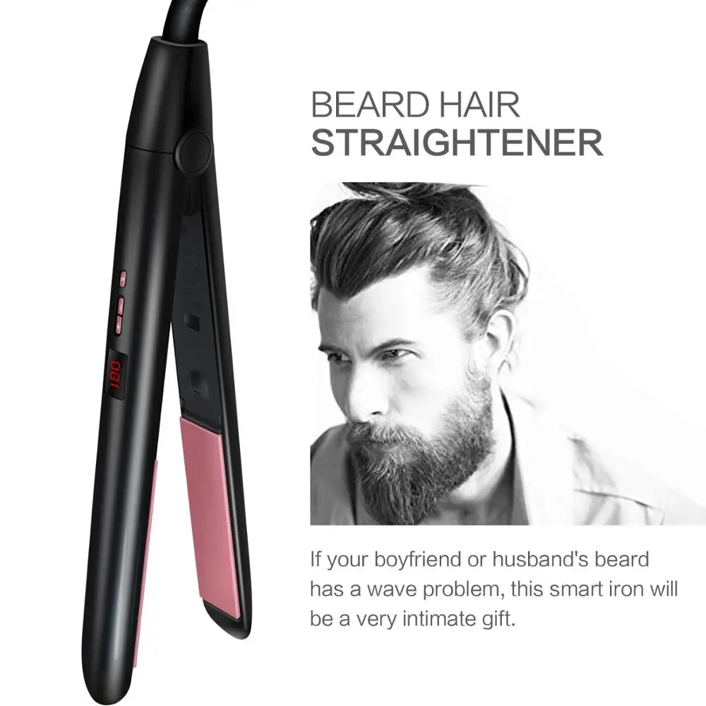 2 в 1 выпрямитель и прибор для завивки волос Выпрямление плоского утюга с ЖК