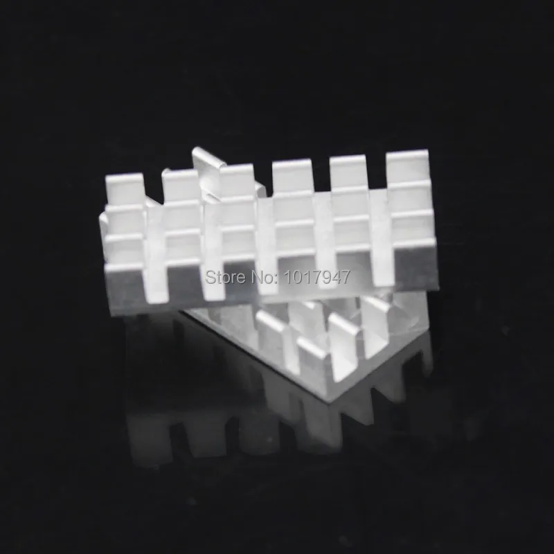 1000Pieces lot 25x11x10mm Thermal Adhesive Pad Extrude Aluminium Heat Sink Radiator | Компьютеры и офис