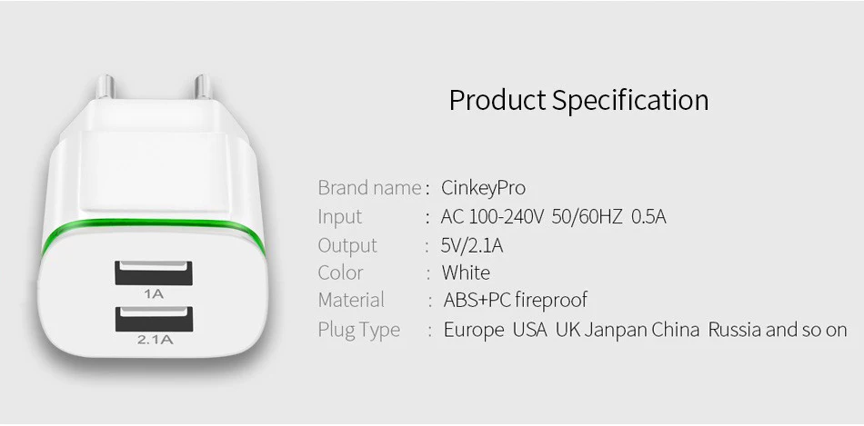 Универсальное USB Сетевое зарядное Зарядное устройство для iPhone samsung S 6/7/8 Plus мобильного телефона Зарядное устройство s устройства микро Тип-C Кабель-адаптер быстрой зарядки