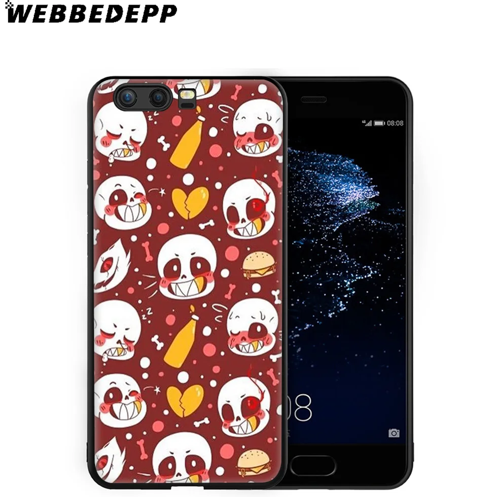 WEBBEDEPP Bad Time Undertale мягкий чехол для Huawei P8 P9 P10 P20 P30 Lite Pro P Smart Z Plus 2019 Y6 Prime 2018 2017 Mini |