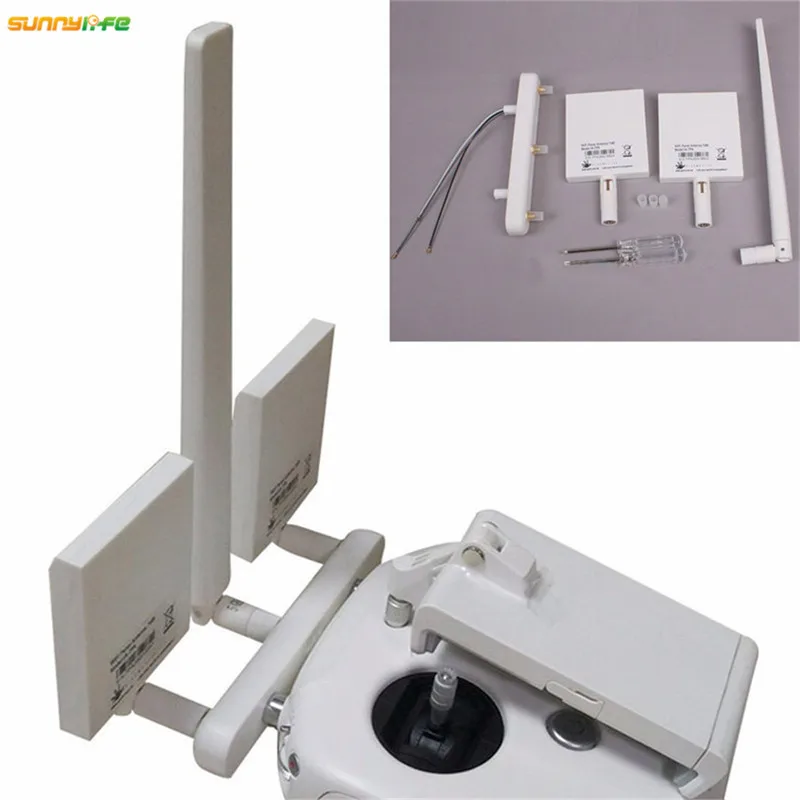 

For DJI Phantom 3 4K Remote Controller WIFI Panel Antenna 7dBi Enhanced Signal Booster Long Range Transmission Antenna