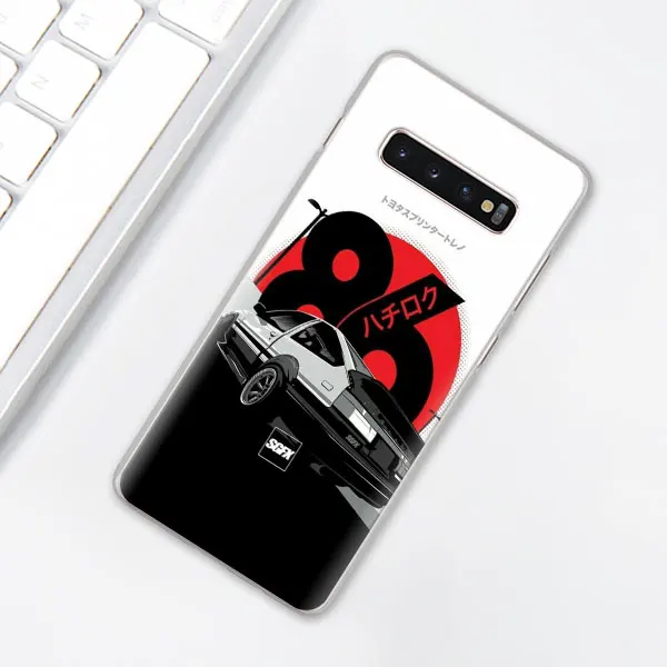 003 INITIAL D AE86 чехол для телефона для samsung Galaxy S10e S10 плюс S7 S8 S9 Plus, Note 8, 9, 10, плюс S10 5G M20 M30 жесткий чехол Coque - Цвет: 003
