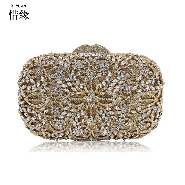 Брендовые Золотые и Серебряные вечерние сумки XIYUAN женские зеленые повседневные