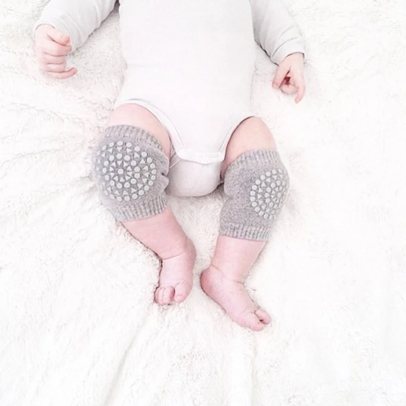 Children's Crawling Knee Pads Unisex Cotton Baby Leg Warmer Non-slip Elbow Cushion For 0-24 Months Safety Pad Dropship |