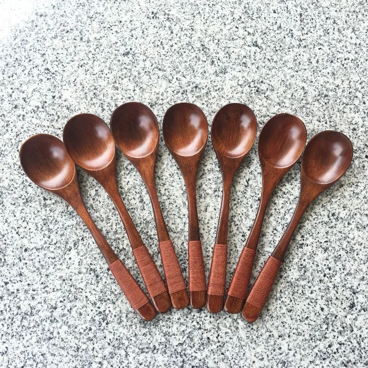 1 шт. Домашний Деревянный Чайная и кофейная ложка для приготовления пищи столовая