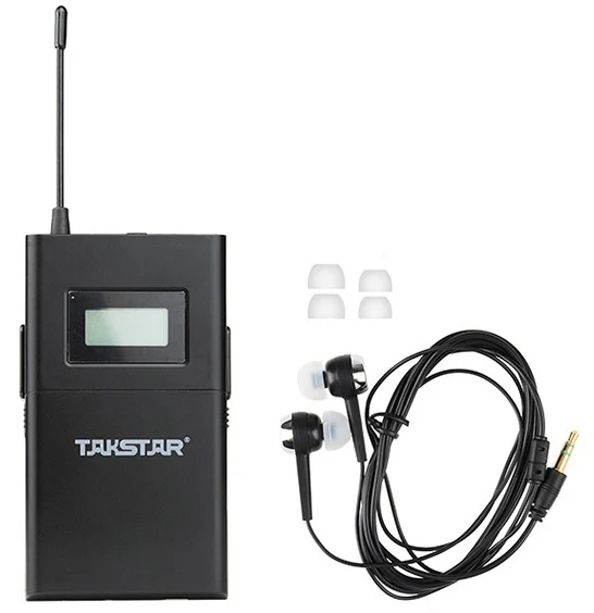 1 Receiver Takstar WPM-200 в ухо сценический UHF беспроводной монитор системы для студийной записи/на сцене мониторинга - Цвет: 1 Receiver