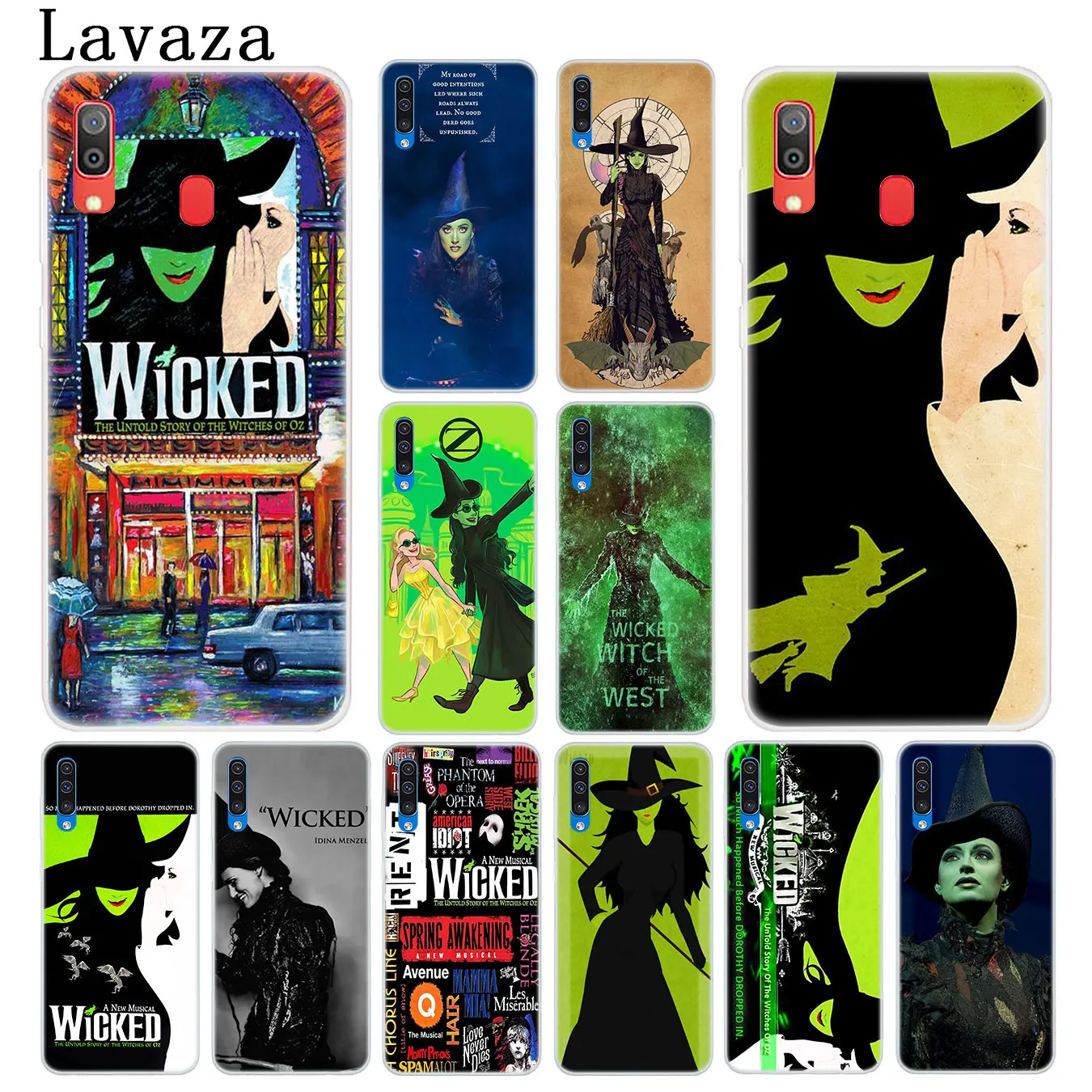 Жесткий чехол для телефона Lavaza Broadway Musical Wicked Lyrics Samsung Galaxy A10 A20 A30 A40 A50 A60 A70 M40 M30 M20 M10