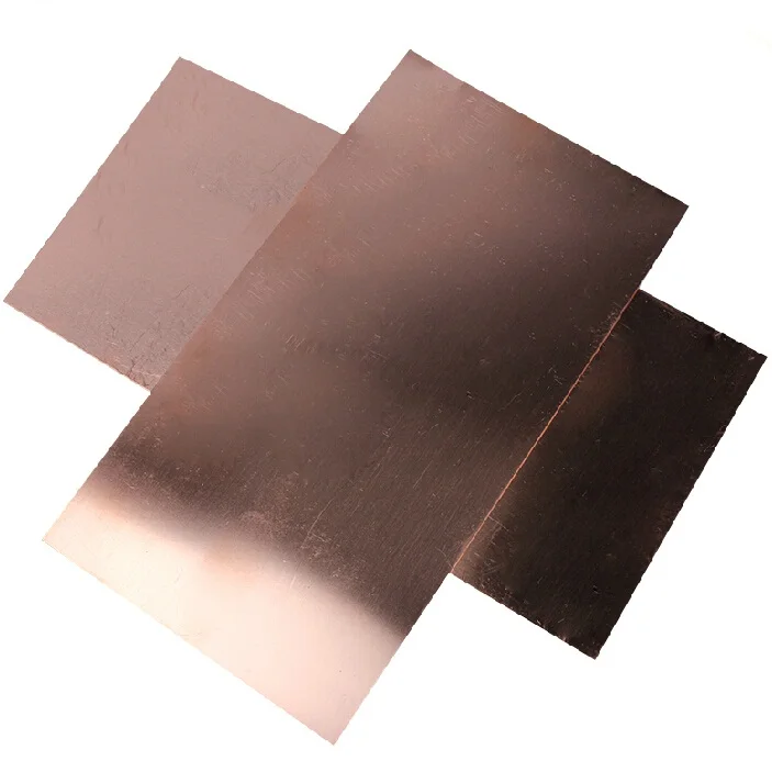 

red copper solid sheet, plate 4mm thick 100x100mm all sizes in stock DIY hardware