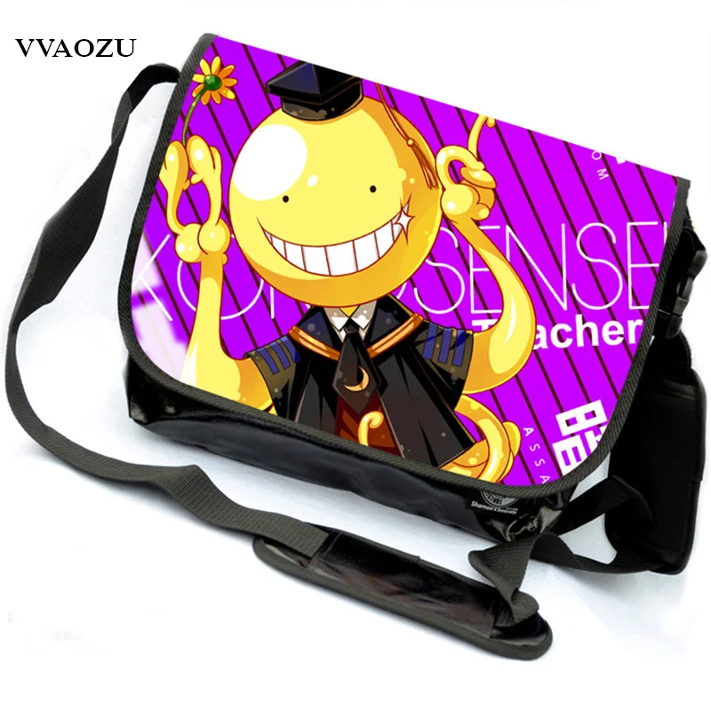 

Assassination Classroom Ansatsu Kyoushitsu Cartoon School Bag Teenagers Anime Shiota Nagisa Students Crossbody Messenger Bags