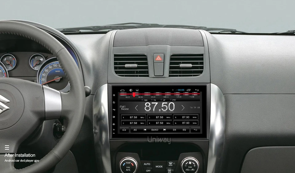 Uniway ATY9071 Android 8.1 автомобильный DVD для Suzuki SX4 2006 2007 2008 2009 2010 2011 2012 2013 автомобилей Радио gps-навигация