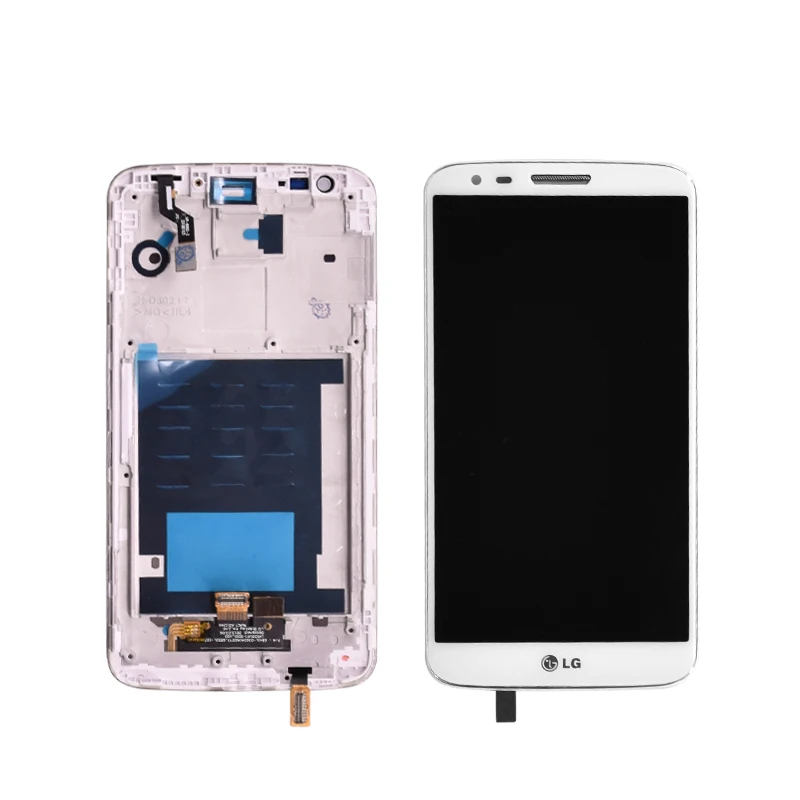 Оригинальный ЖК дисплей для LG G2 D802 сенсорный экран + дигитайзер в сборе с рамкой