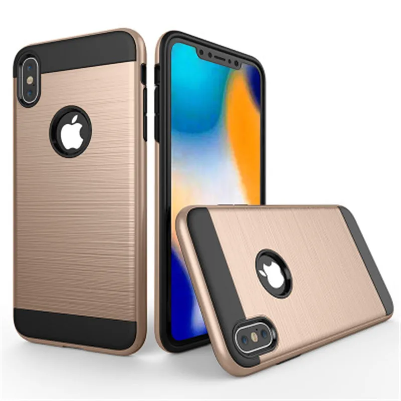 For Iphone X XS Max XR Case Luxury Hybrid Shockproof Tough Armor Rubber Hard Back Cover 8 7 6 6s Plus 5s Rugged Coque |