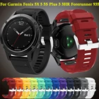 Ремешок силиконовый для Garmin Fenix 5X 5 5S Plus 3 3HR Forerunner 935 watch GPS 26 22 20 мм