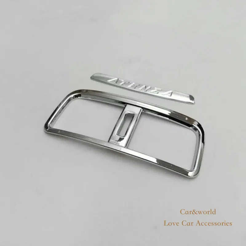 2 шт. декоративные накладки на воздуховод для Mazda 6|abs chrome|chrome car accessoriestrim cover |