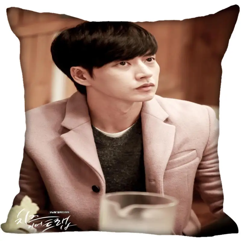 Custom Kpop Park Hae Jin Printed Square silk Pillowcases 40x40cm 35x35cm One Side Satin Pillowcase Logo | Дом и сад