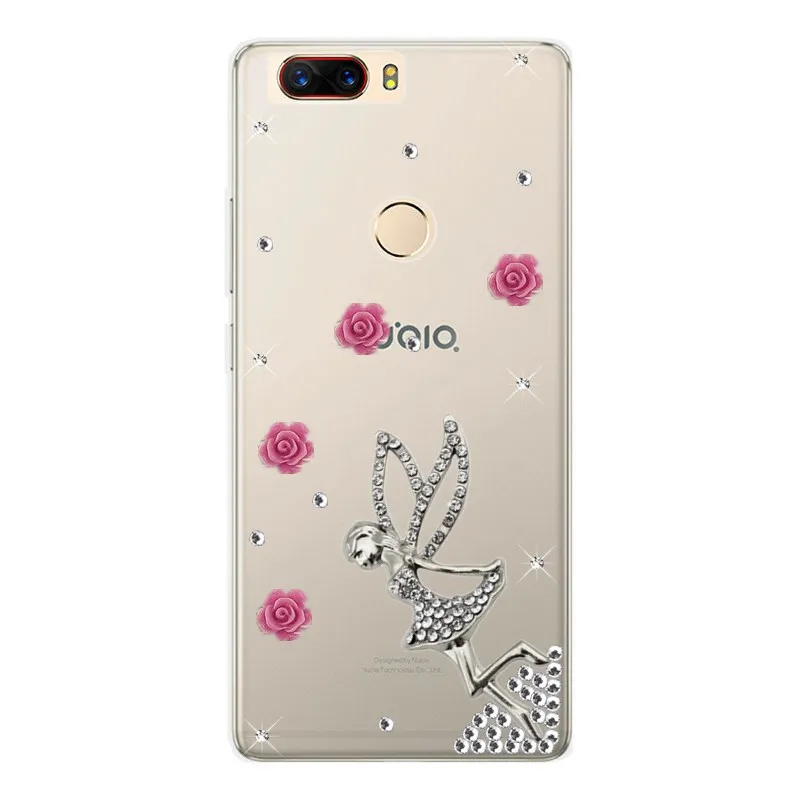 Nubia Z17 Rhinestone Christmas gift Diamond Case cover For ZTE Z9 Z11 Z18 mini s Max lite Z17s phone Back bag |
