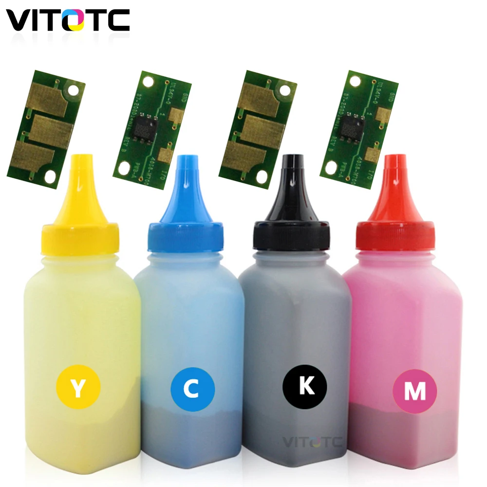 4 устройства и микросхемы для Konica Minolta Magicolor 2400 2430 2500 2500W 2530DL 2550DN 2550EN 2590 KCMY сброс