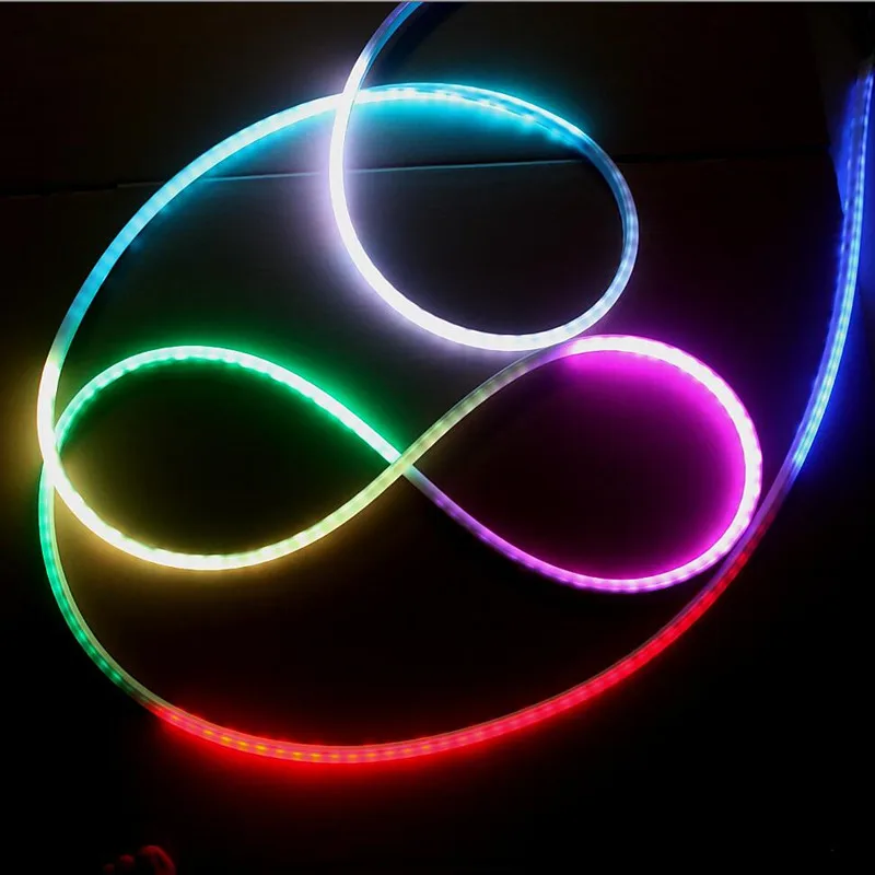 RGB WS2811 IC LED полноцветный гибкий светодиод неоновый шнур световая полоса