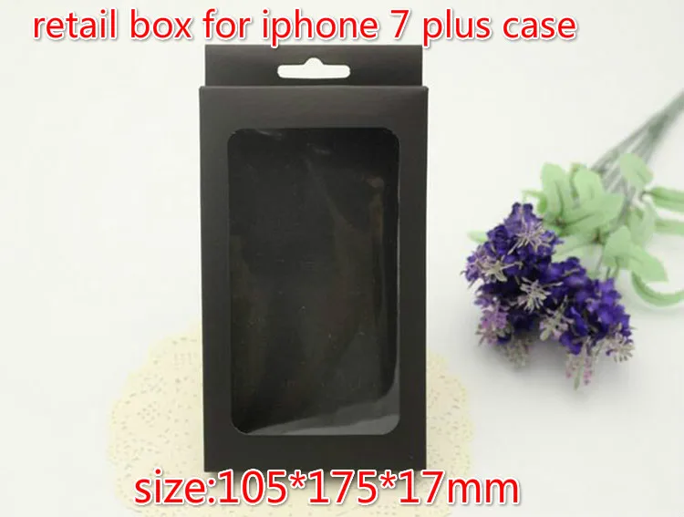 Черный крафт пустая Розничная упаковка коробка для Iphone X Xs 11 Pro Max XR Coque Capa Samsung Note 8 9