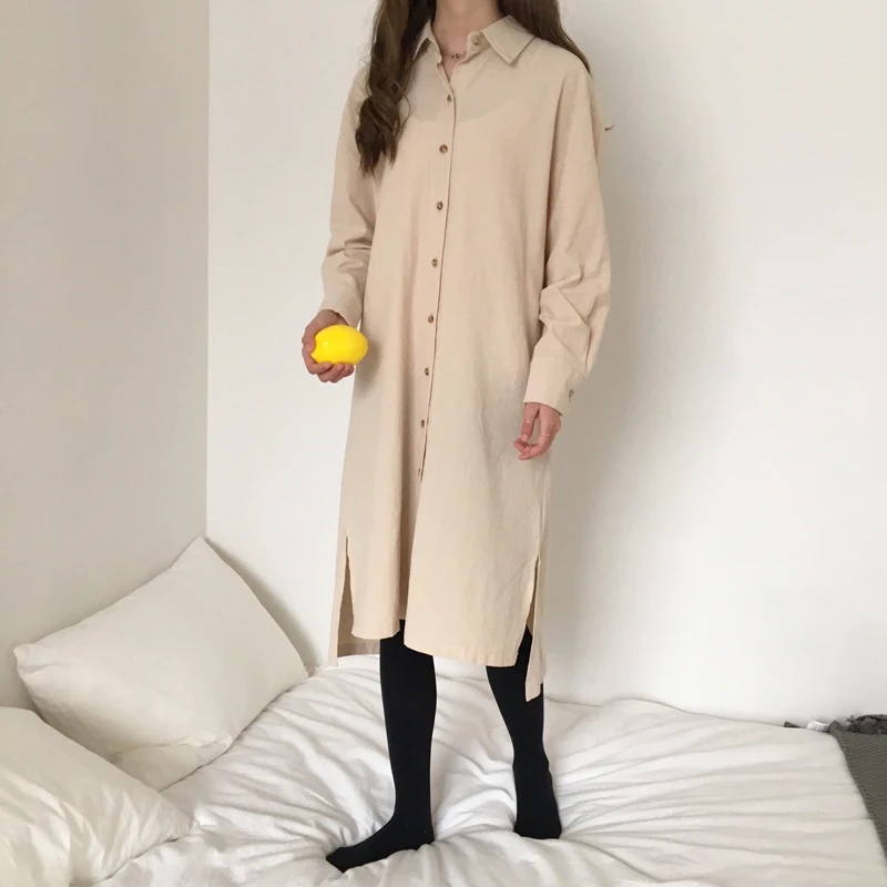 Женские платья Kawaii Ulzzang повседневное свободное шикарное длинное платье Бохо