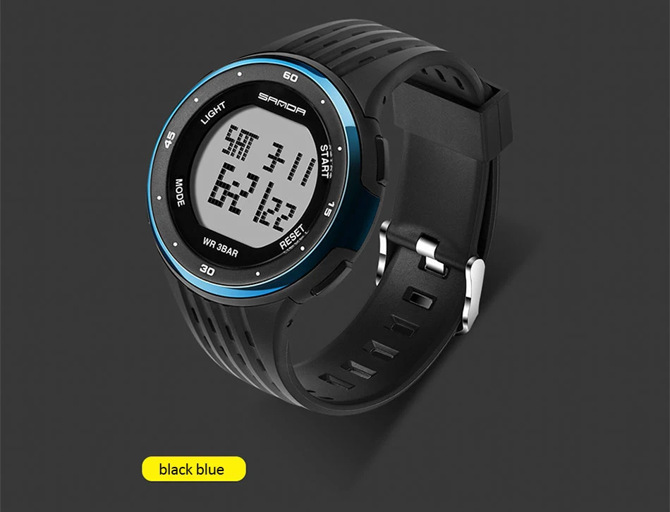 SANDA 338 Fashion Sport Watch Women Electronic LED Digital Watch Waterproof Ladies Wrist watches montre femme relogio feminino